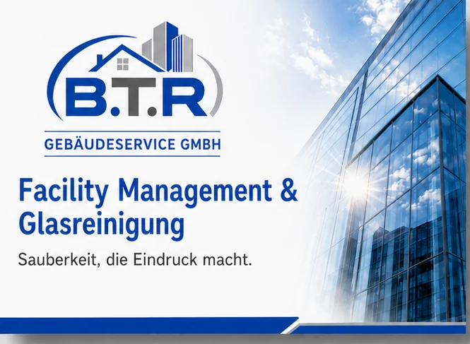 Visitenkarte für B.T.R. Gebäudeservice (Kundenbeispiel)