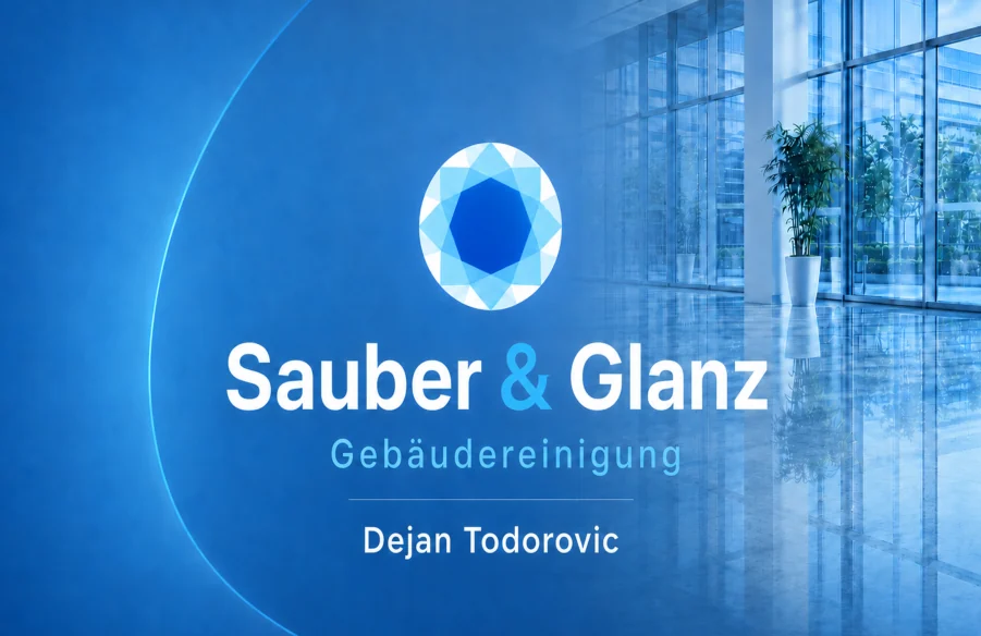 Visitenkarte für Sauber & Glanz (Kundenbeispiel)