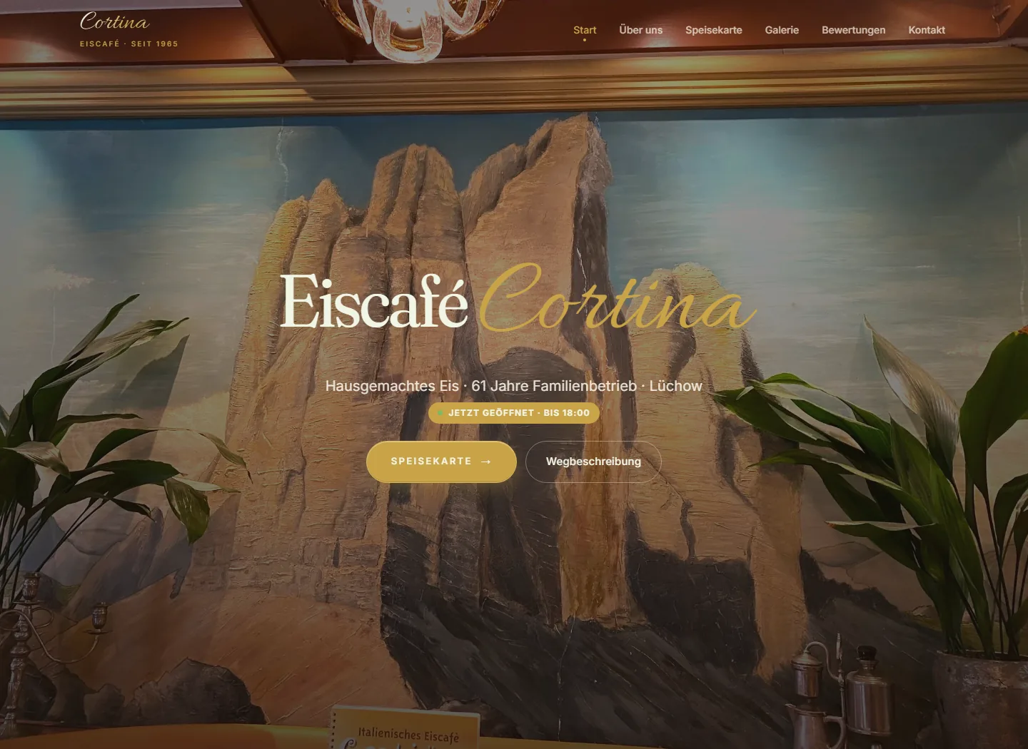Preview der Website Cortina Lüchow